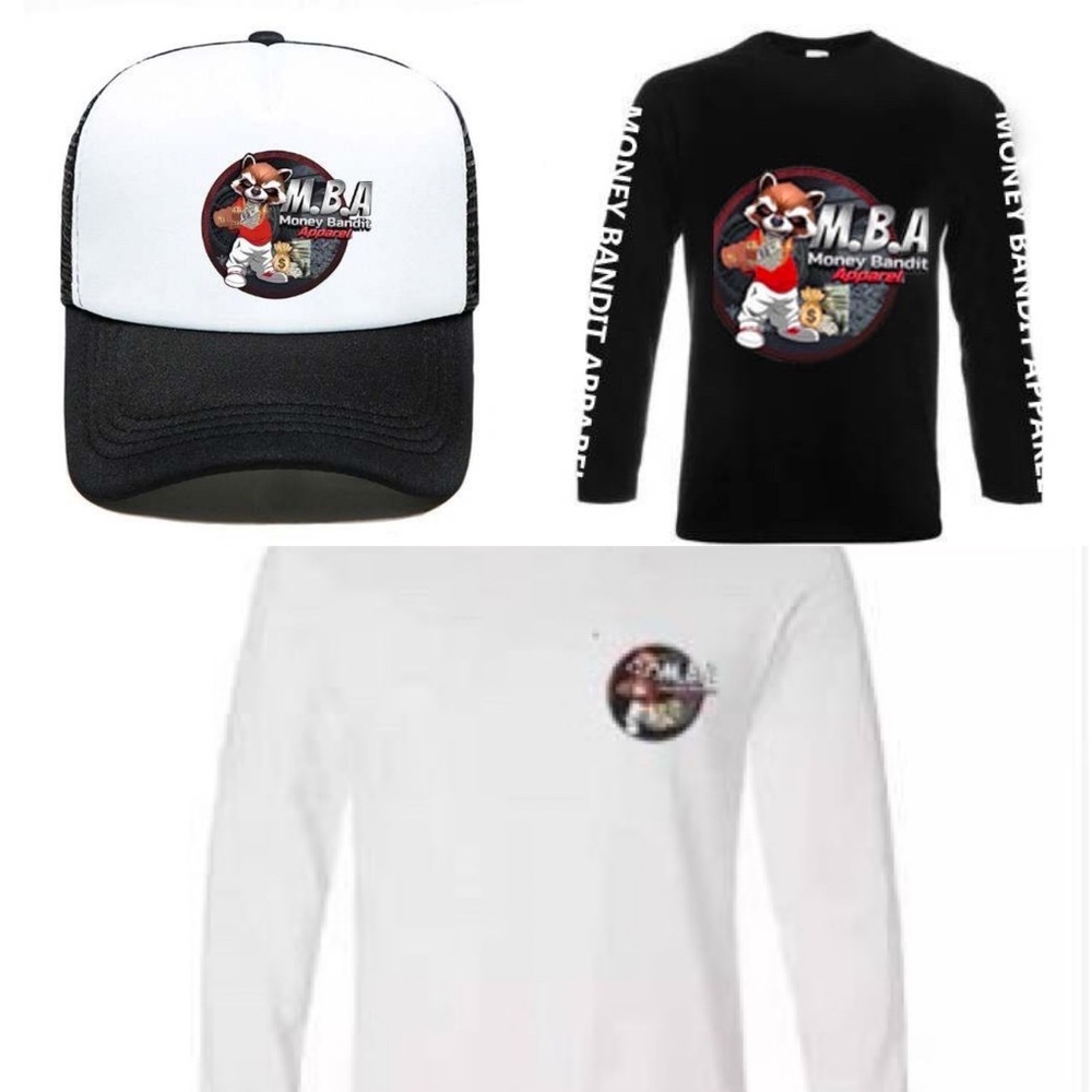 Money Bandit Apparel Hat and Shirt Set